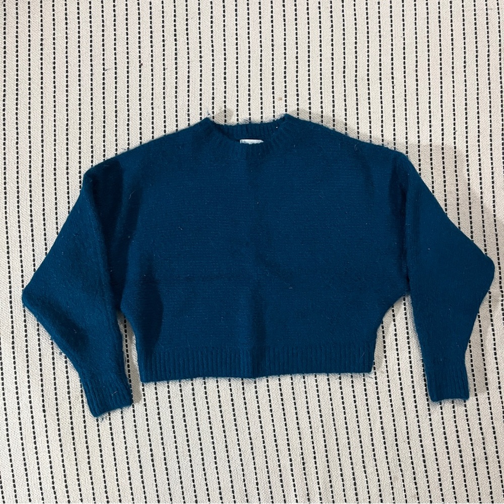 Teal H&M Raglan Sweater